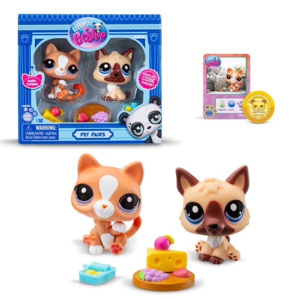 Littlest Pet Shop - Pack de 2 Mascotes - Figuras #30 e #34