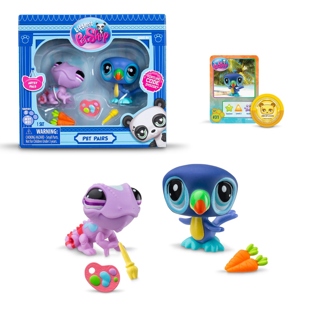 Littlest Pet Shop - Pack de 2 Mascotes - Figuras #27 e #31