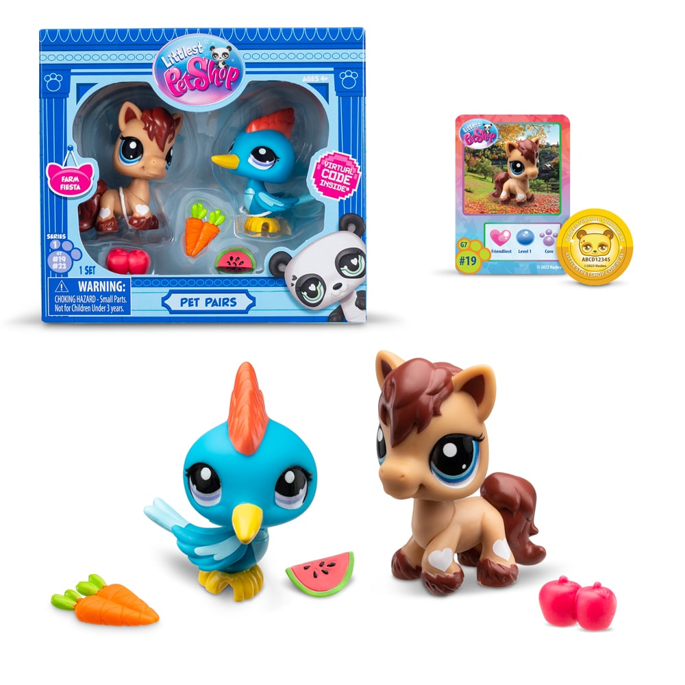 Littlest Pet Shop - Pack de 2 Mascotes - Figuras #19 e #23