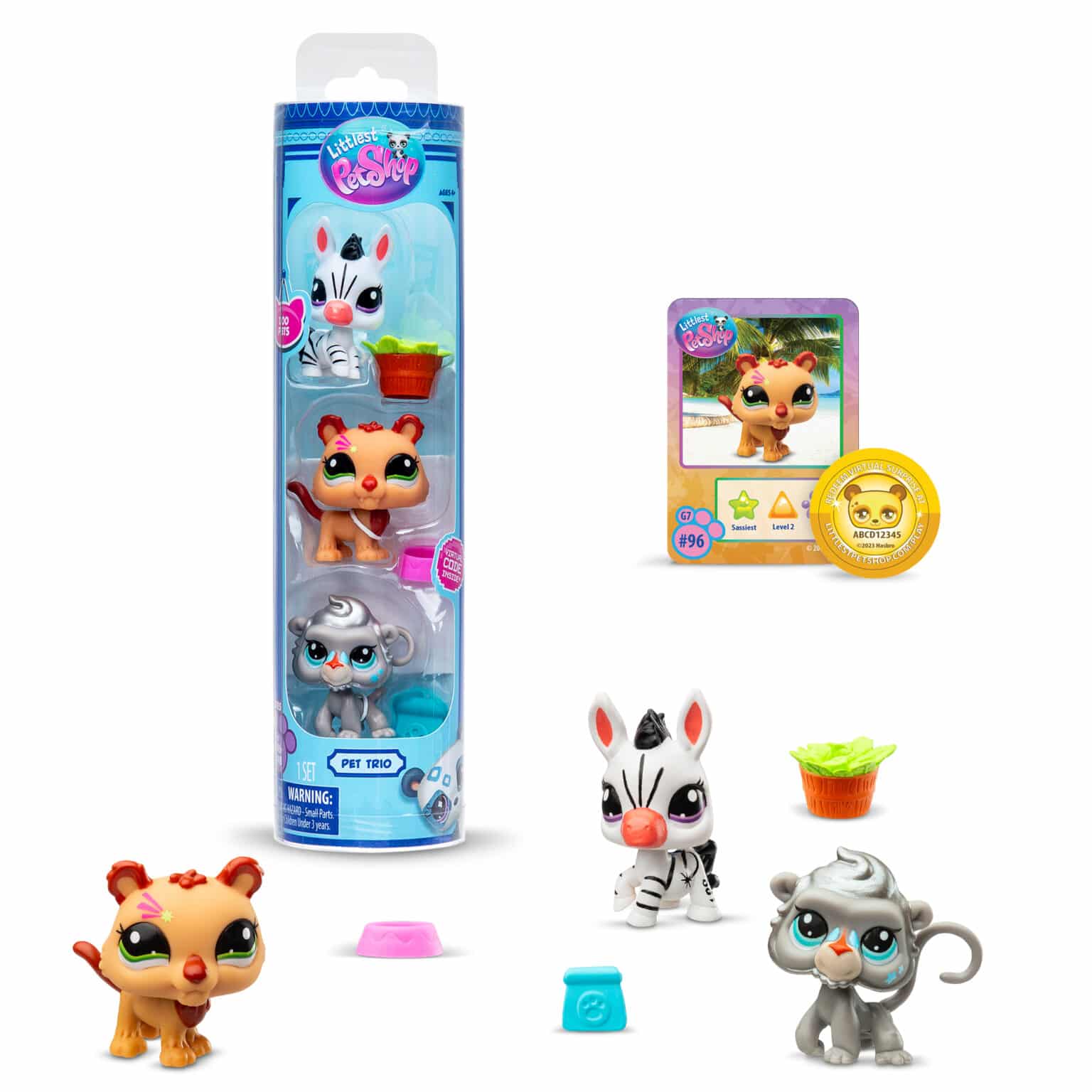 Littlest Pet Shop - Pack of 3 Pets #96-#98