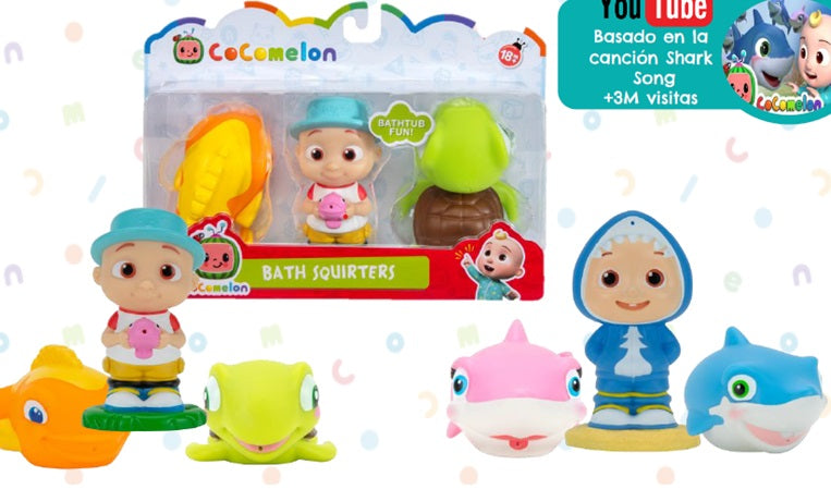 Cocomelon – Figuras de baño