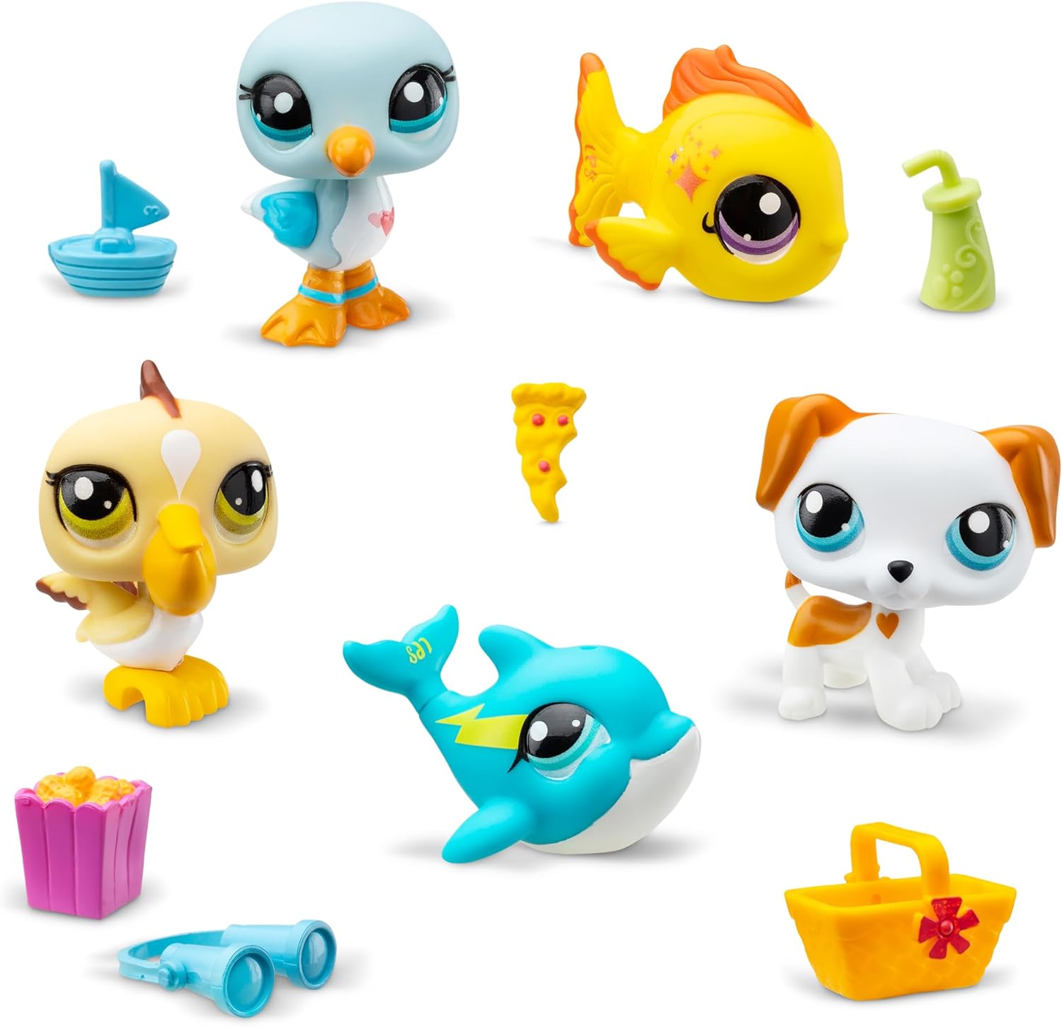 Littlest Pet Shop –  Pack de Colecionador 5 Mascote #61 a #65