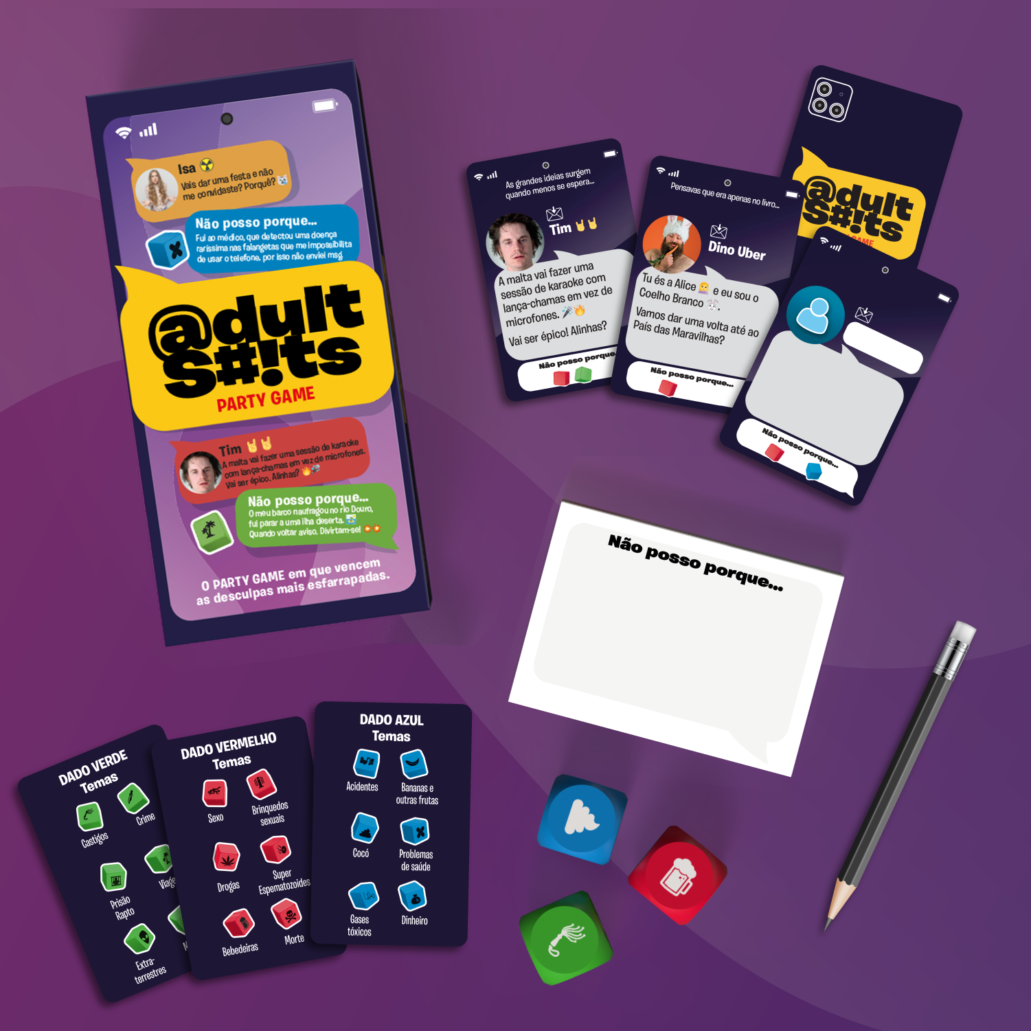 Mierdas para adultos - Juegos creativos en vivo