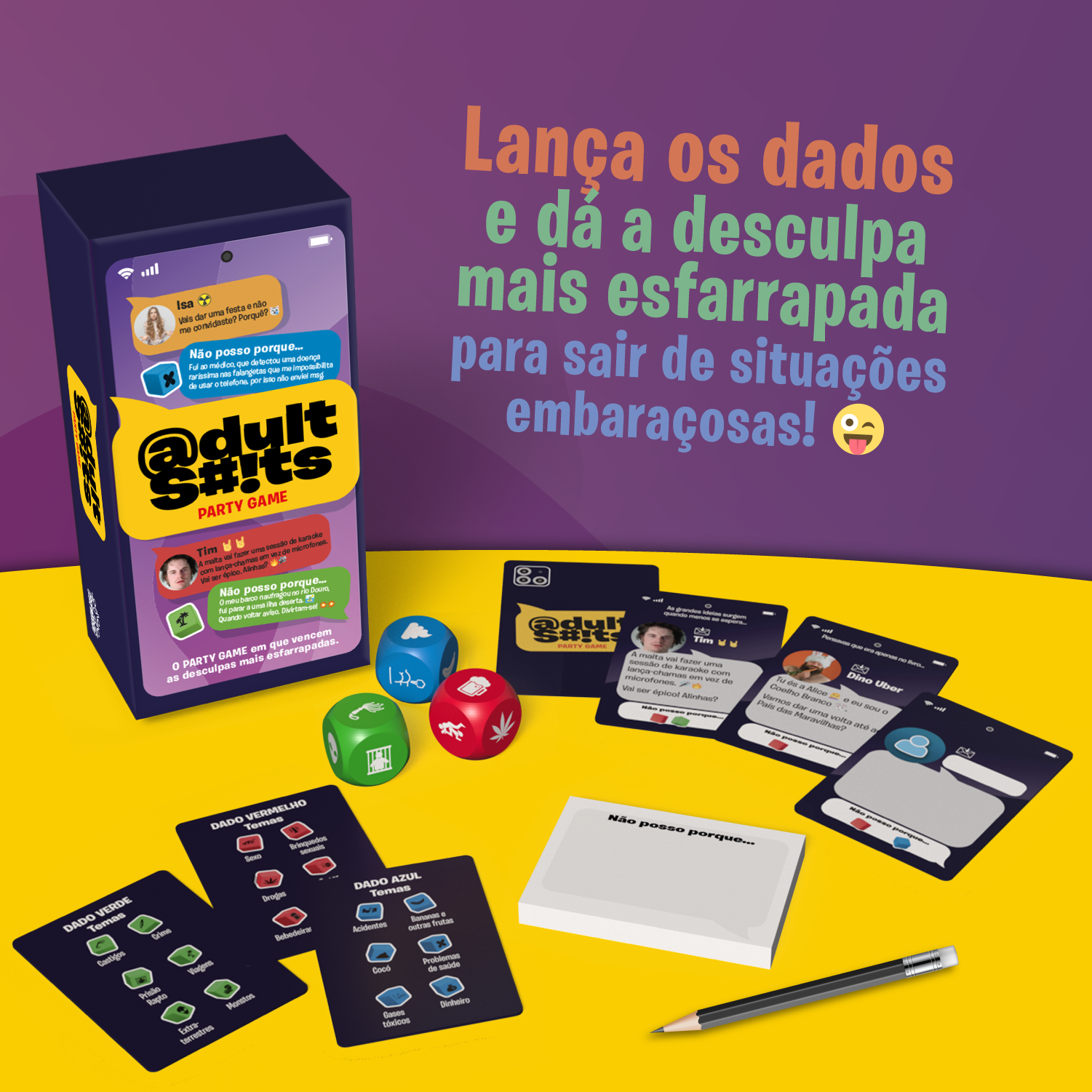 Mierdas para adultos - Juegos creativos en vivo