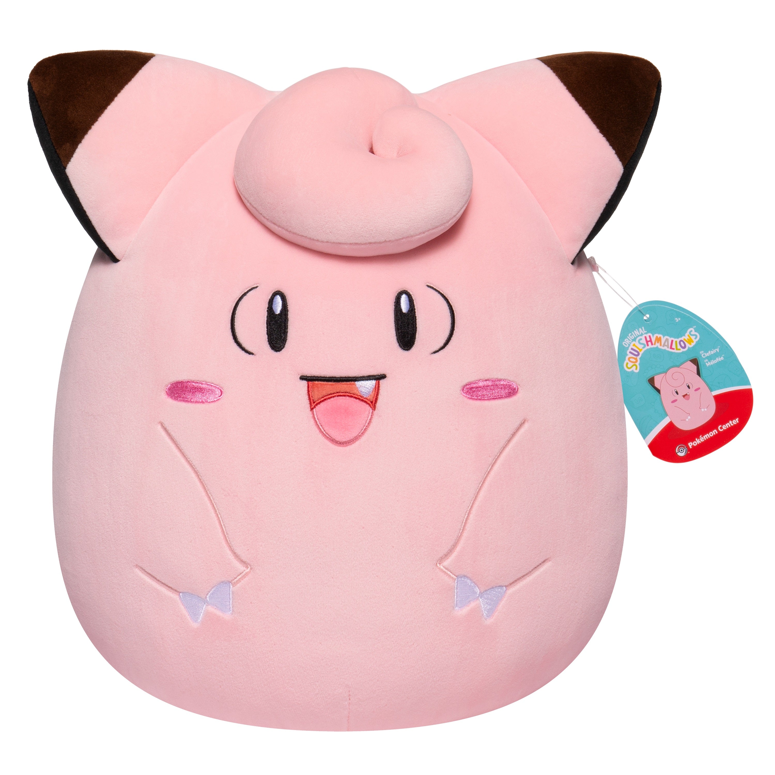 Peluche Pokémon Squishmallows  - Clefairy  (25 cm)