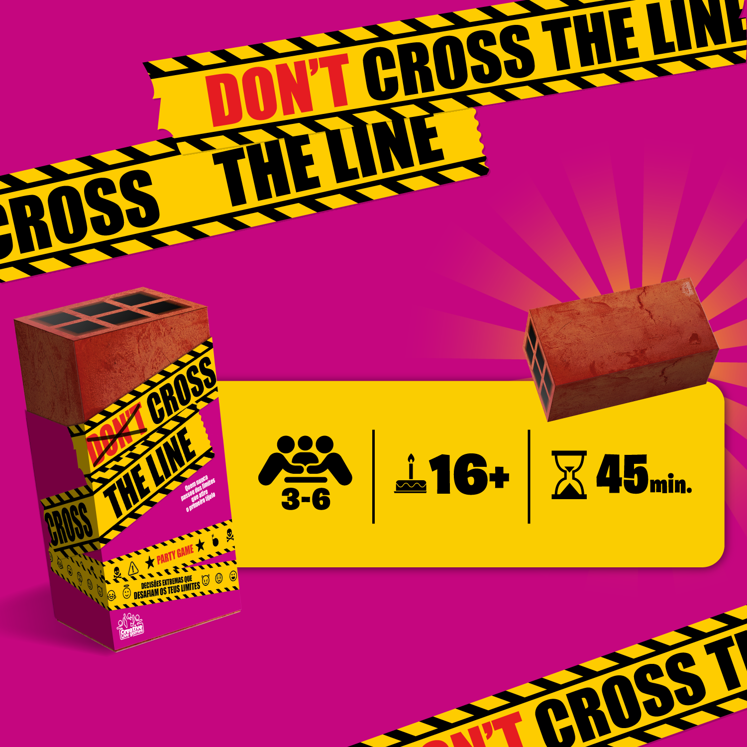 CROSS THE LINE - Creative Live Games