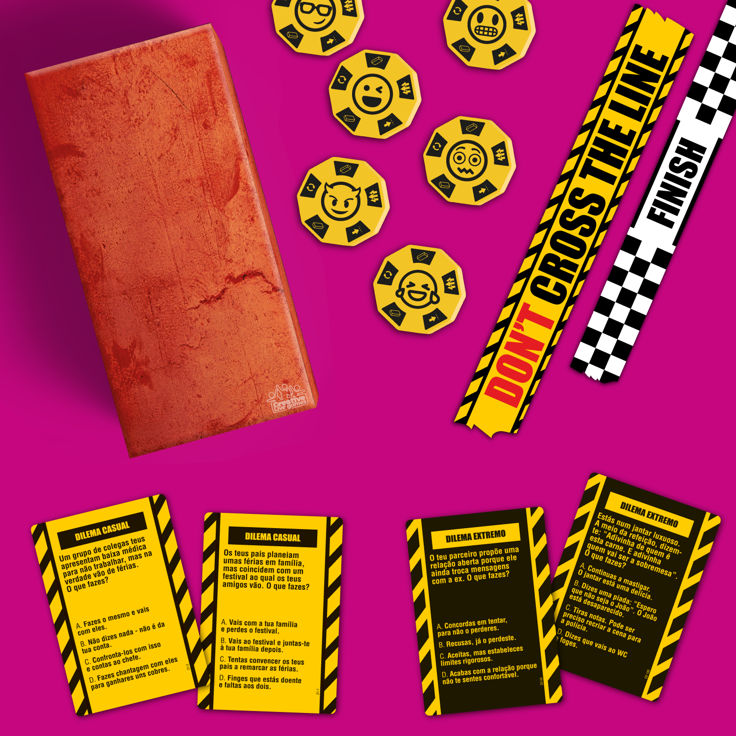 CROSS THE LINE - Creative Live Games