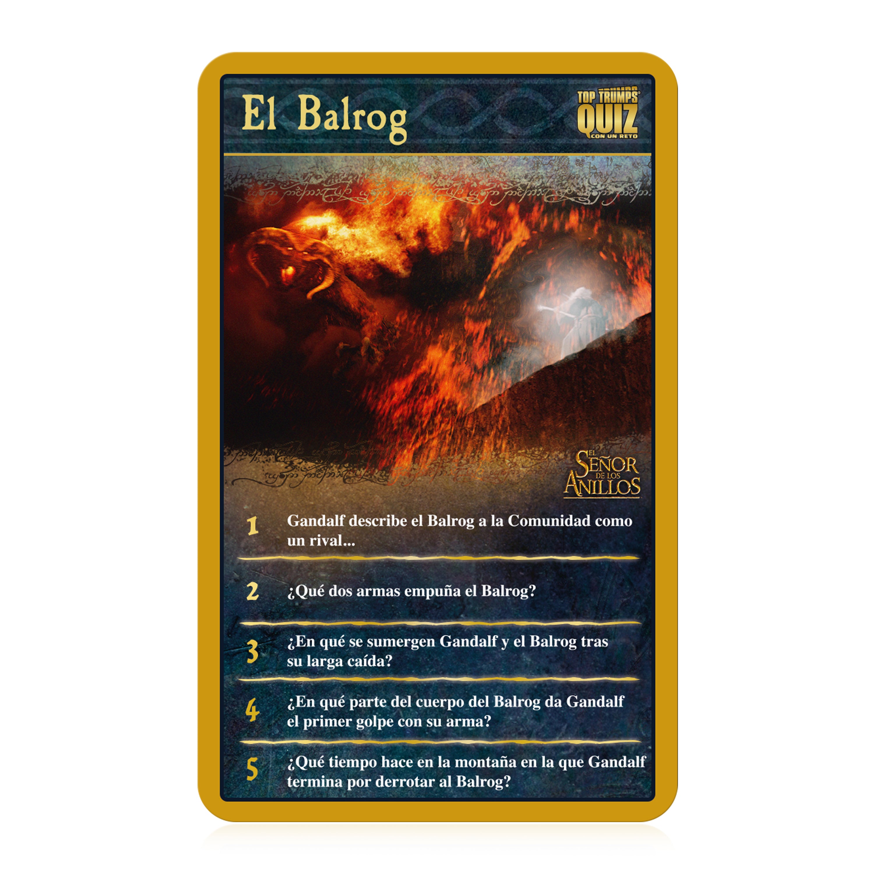 Prueba: El Señor de los Anillos