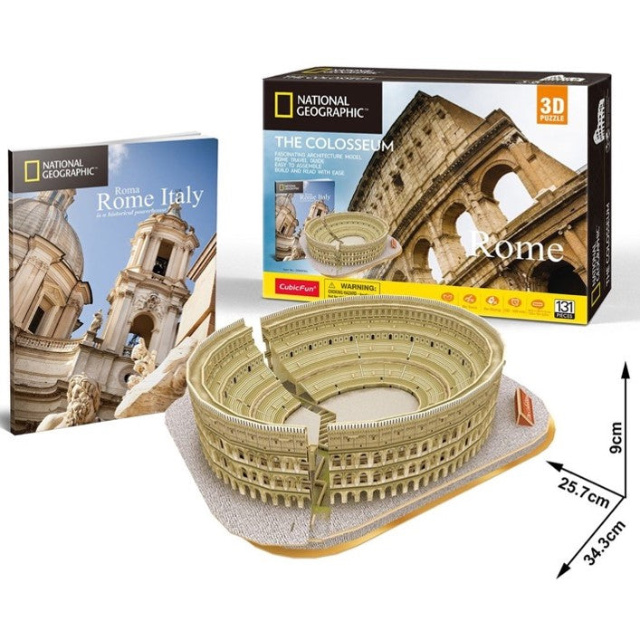 Puzzle 3D - NatGeo Coliseu Roma 131pcs