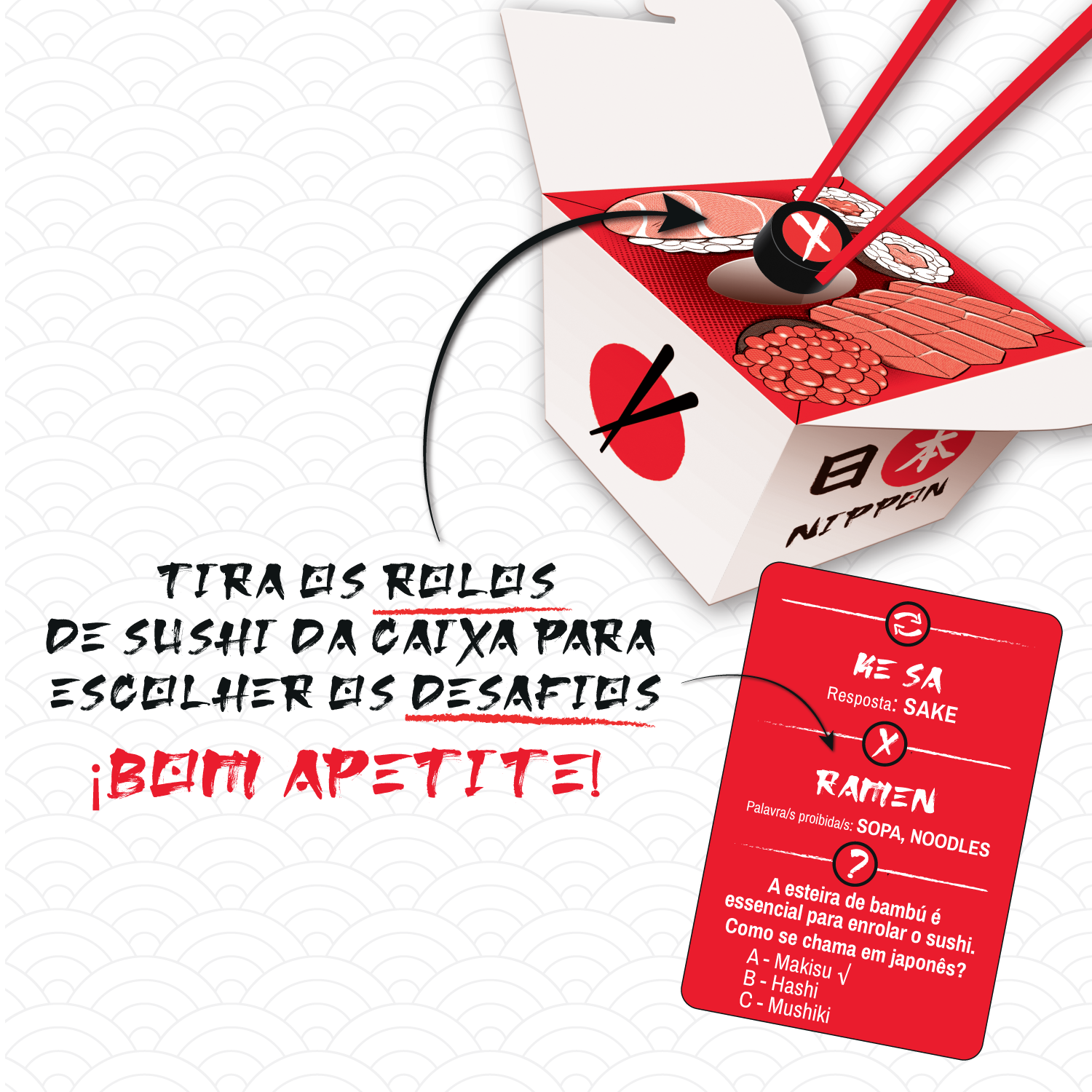 Juego de fiesta Nippon - Juegos creativos en vivo