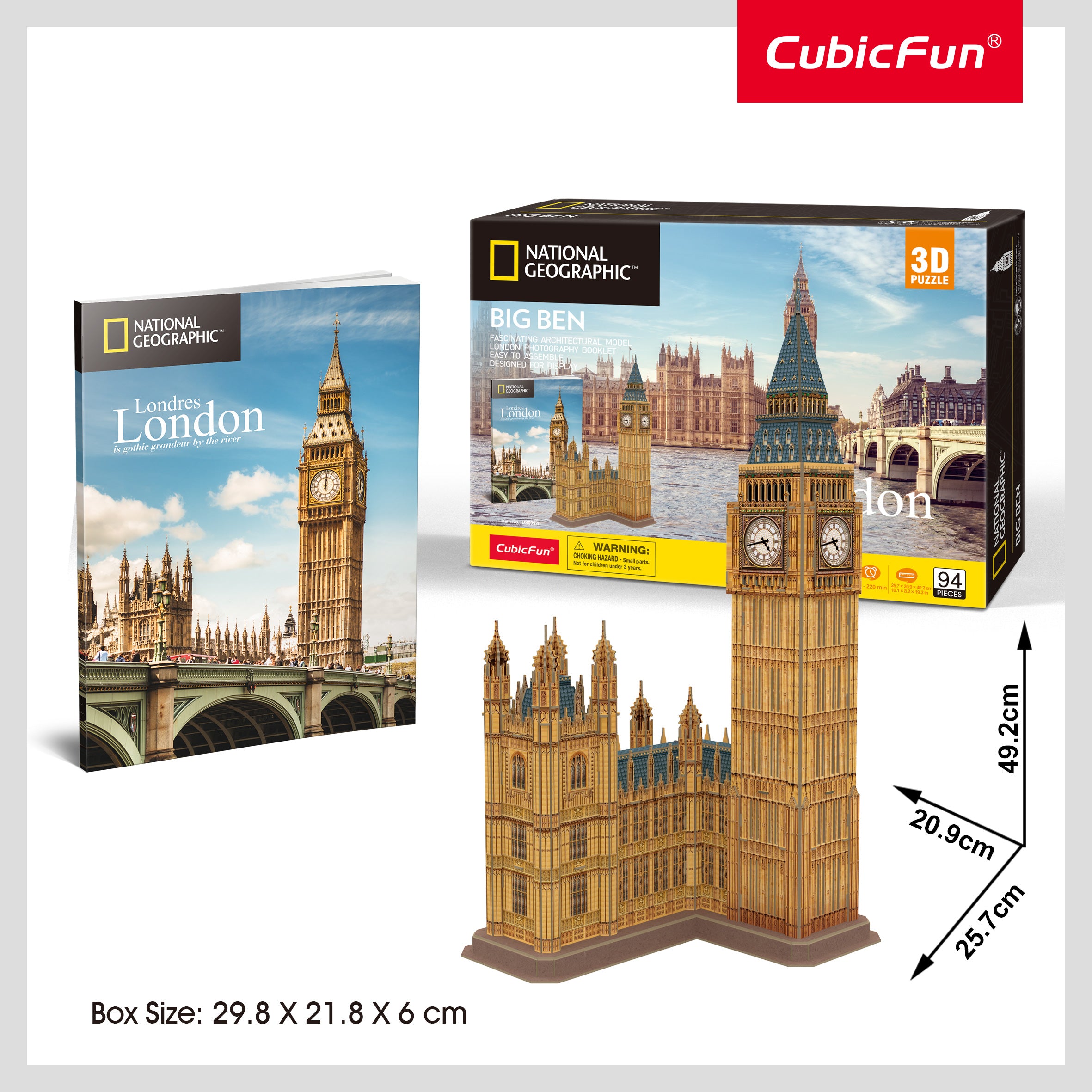 Puzzle 3D - Nat Geo Big Ben 117 pcs