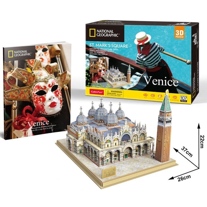 Puzzle 3D - NatGeo Praça de S. Marcos 107pcs