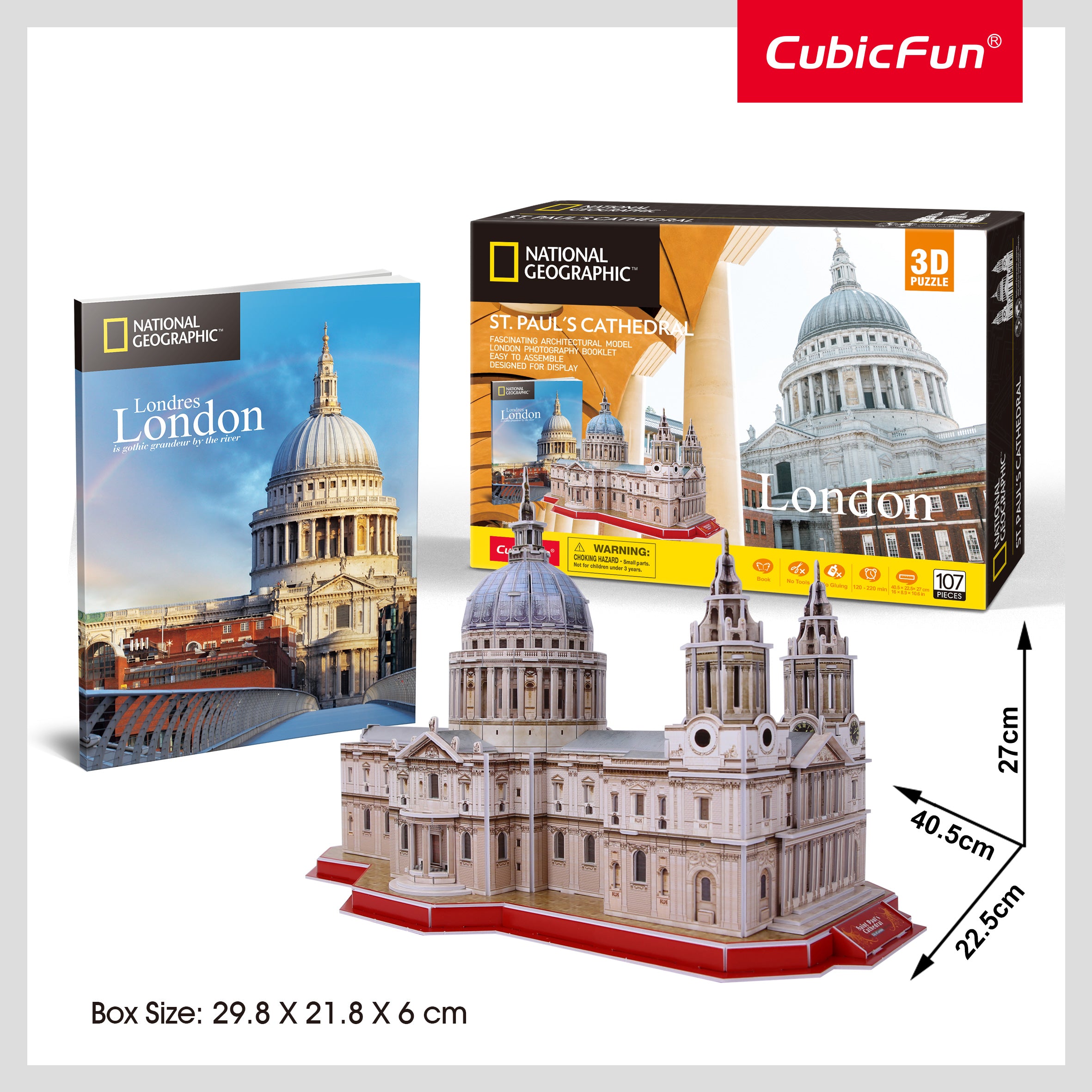 Puzzle 3D - Nat Geo ST Pauls Cathedral 107 pcs