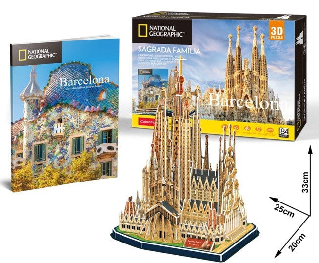 Puzzle 3D - NatGeo Sagrada Familia 184pcs