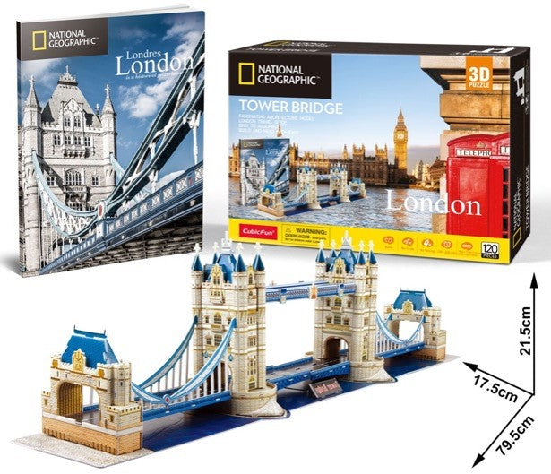 Puzzle 3D - NatGeo Tower Bridge 120pcs