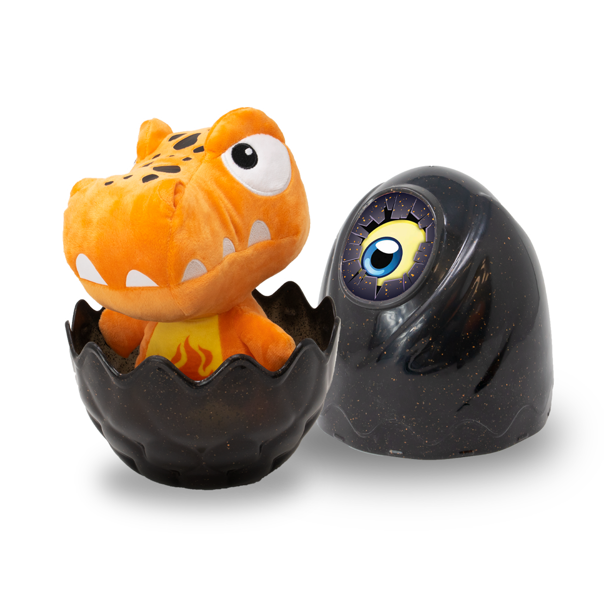 Huevos rompiéndose lava