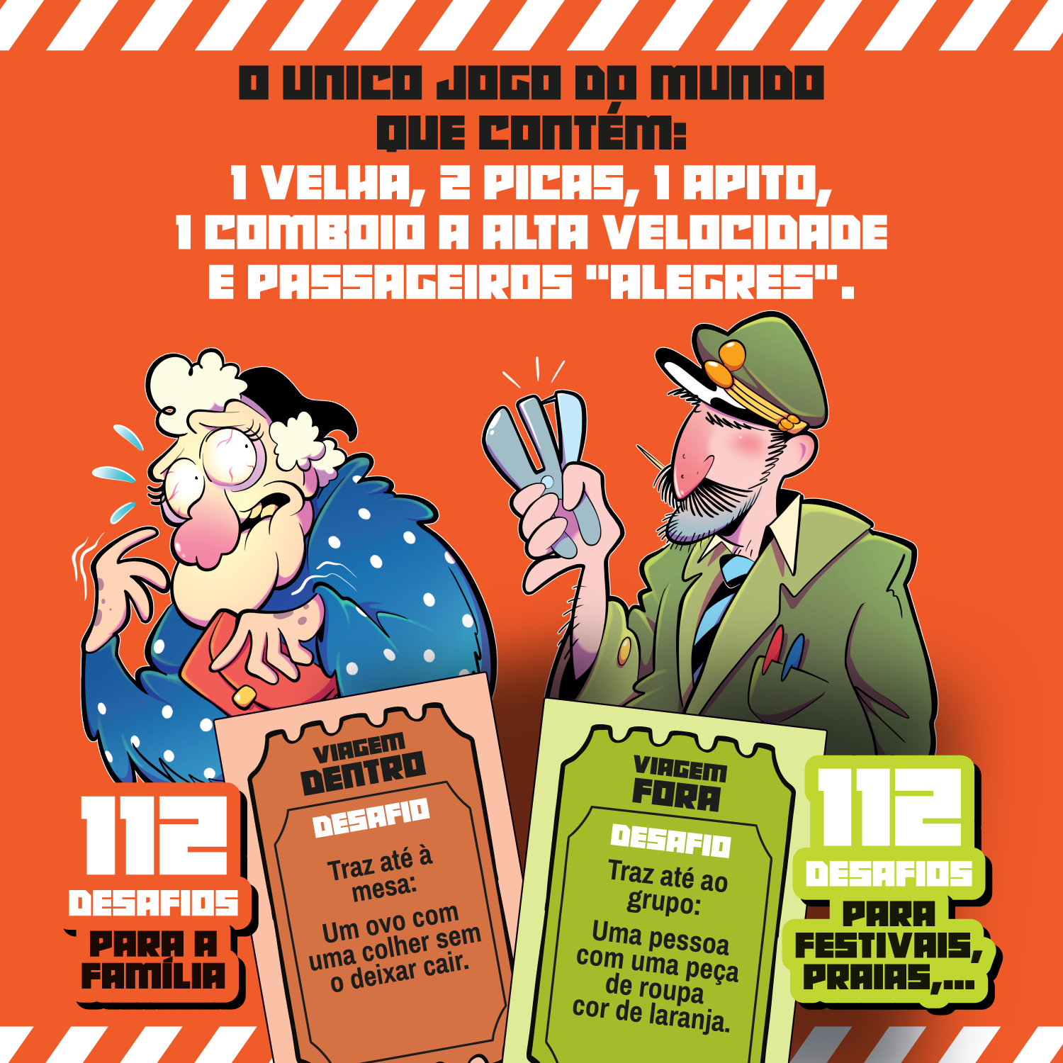 Una anciana se baja del tren - Juegos creativos en vivo