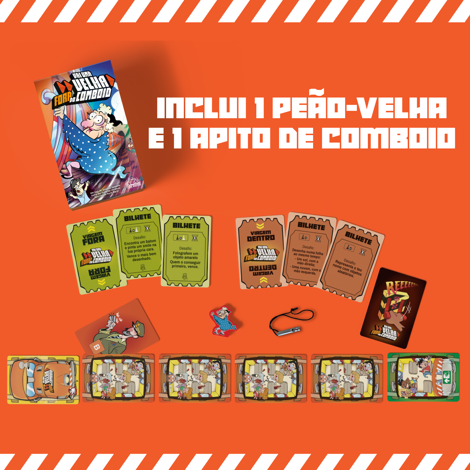 Una anciana se baja del tren - Juegos creativos en vivo