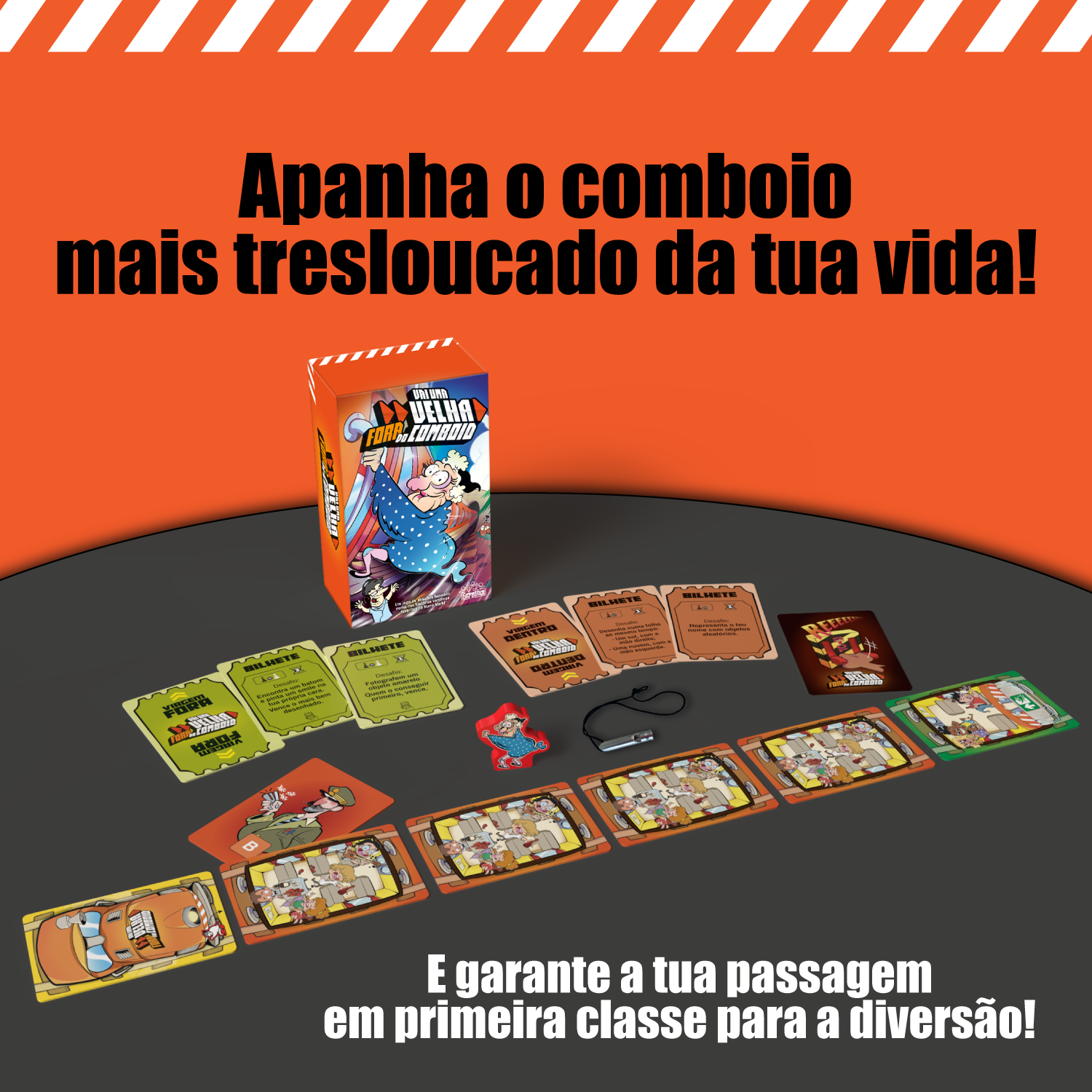 Una anciana se baja del tren - Juegos creativos en vivo