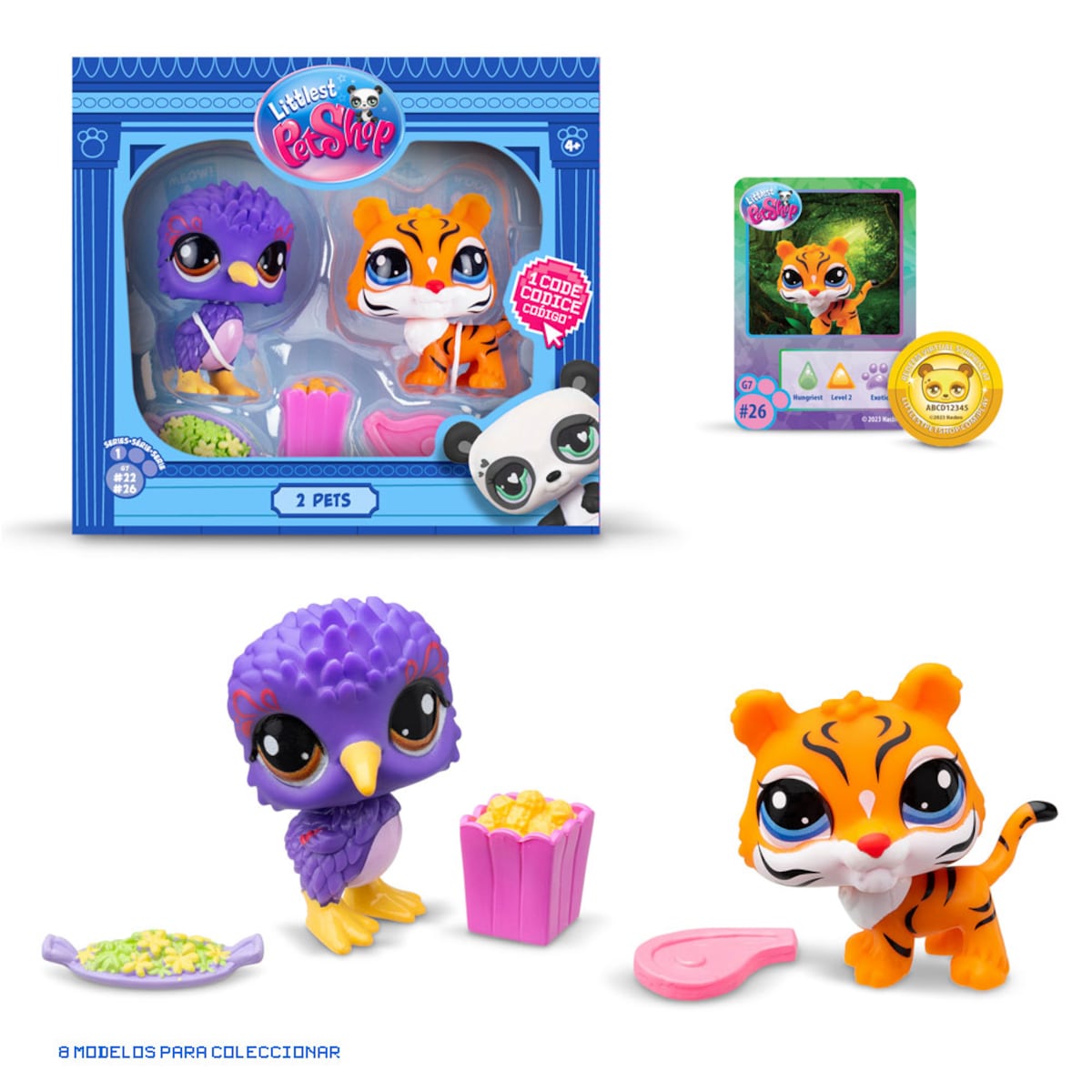 Littlest Pet Shop - Pack de 2 Mascotes - Figuras #22 e #26